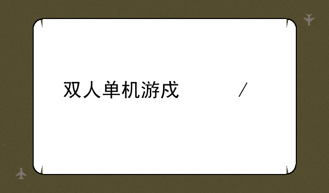 双人单机游戏下载