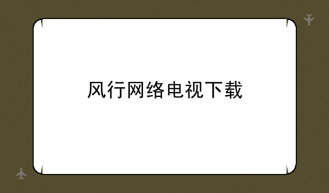 风行网络电视下载