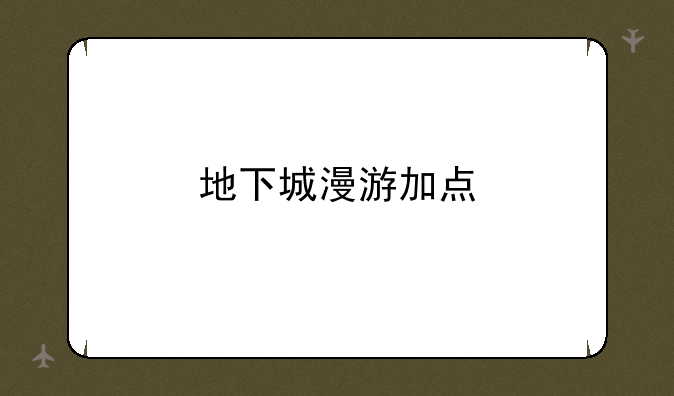 地下城漫游加点