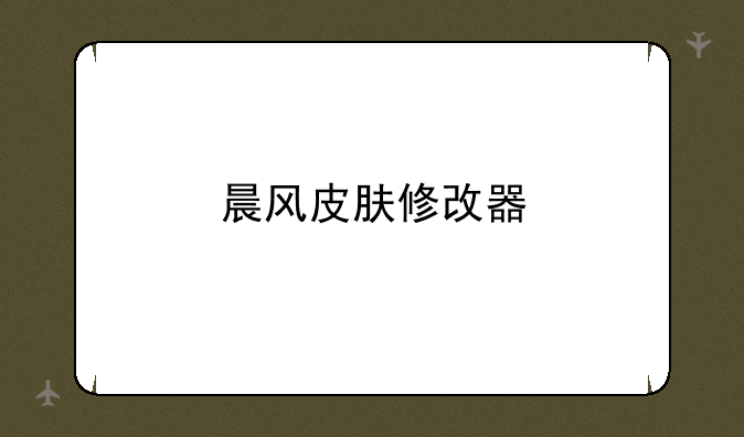 晨风皮肤修改器