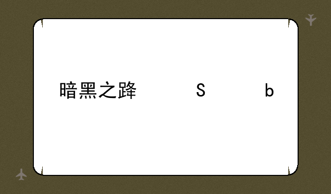 暗黑之路笔趣阁