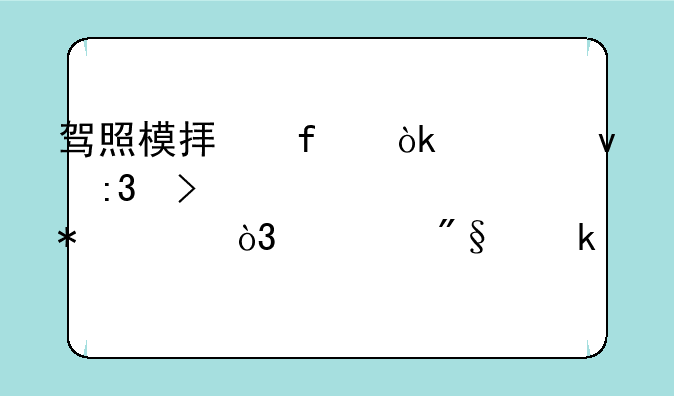 驾照模拟器：轻松掌握驾驶技巧，顺利通过考试