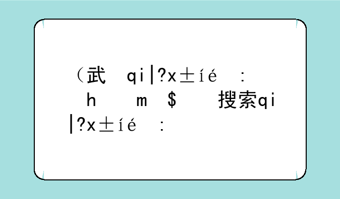 （武林英雄攻略）搜索武林英雄