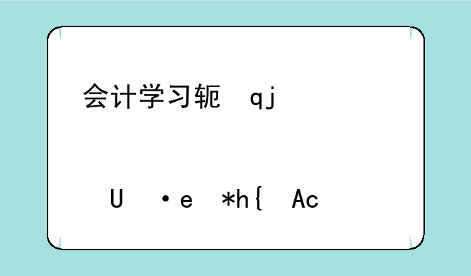 会计学习软件--会计软件有哪些