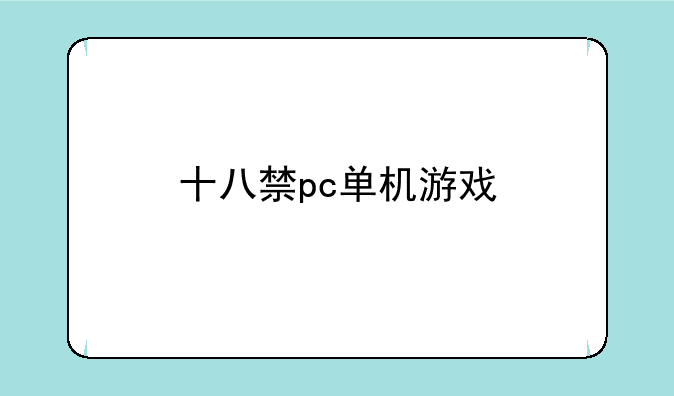 十八禁pc单机游戏